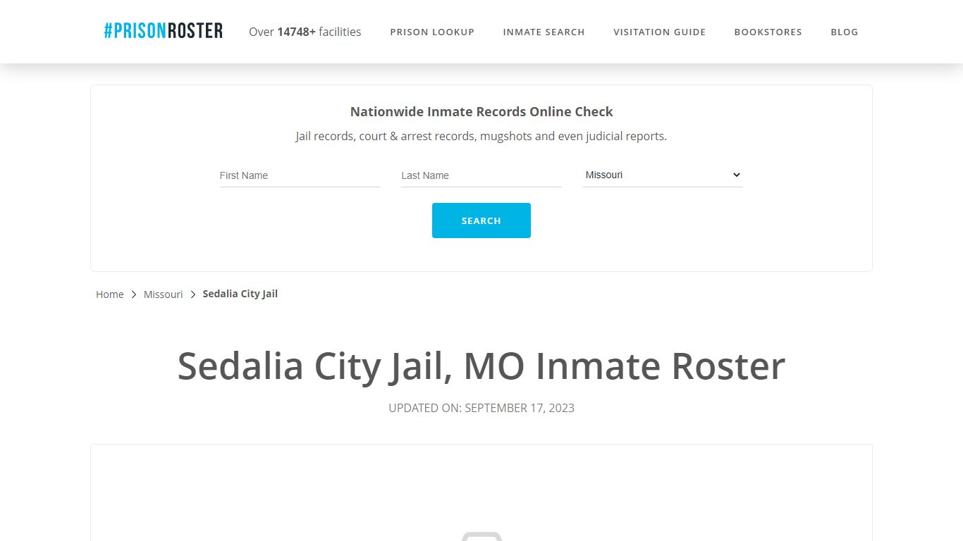 Sedalia City Jail, MO Inmate Roster - Prisonroster